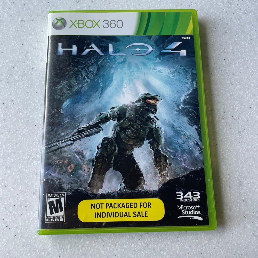 Halo 4 Xbox 360 Game 2-Disc Set 343 Industries Microsoft 2012 NTSC Bundle